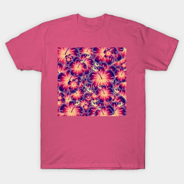 Purple hibiscus T-Shirt by Gaspar Avila